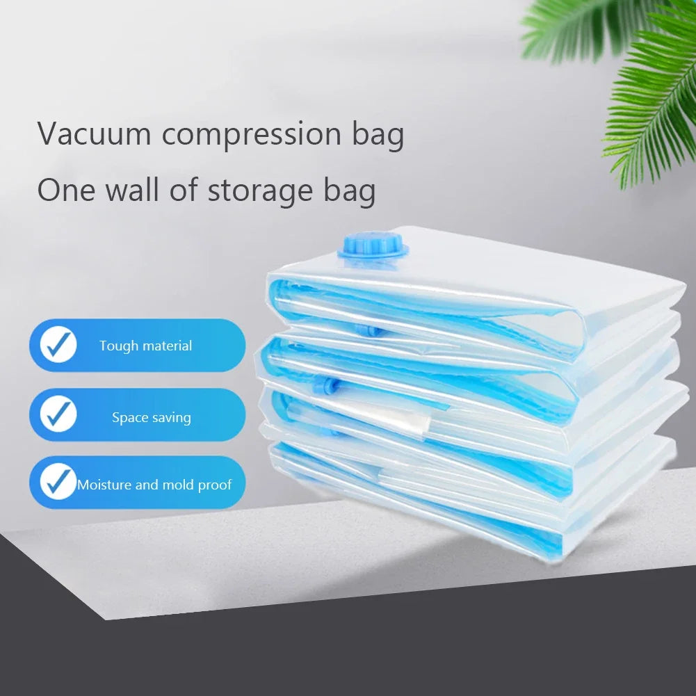 7 Sizes Reusable Vacuum Bags with Electric Pump Vacuum Compression Sealer Bag Mini Vacuum Sealer Machine for Clothes Organizer